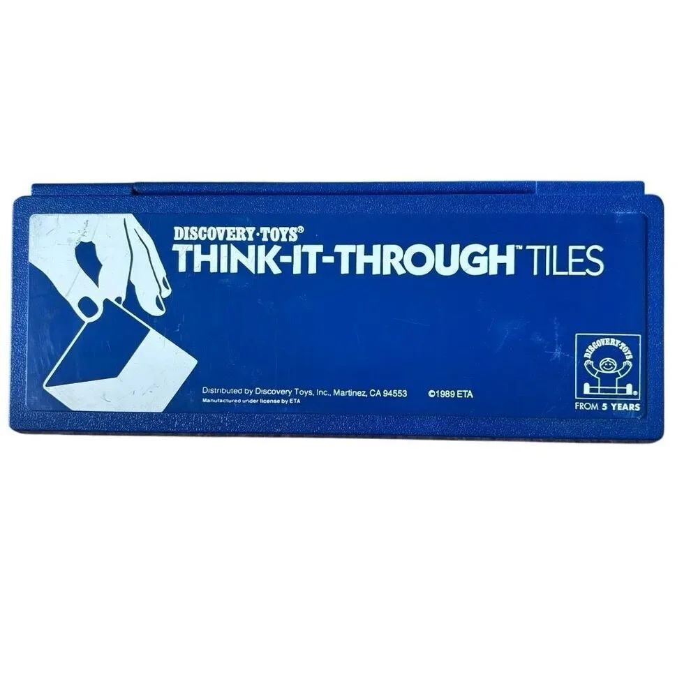 Discovery Toys Think-It-Through Tiles 1989
